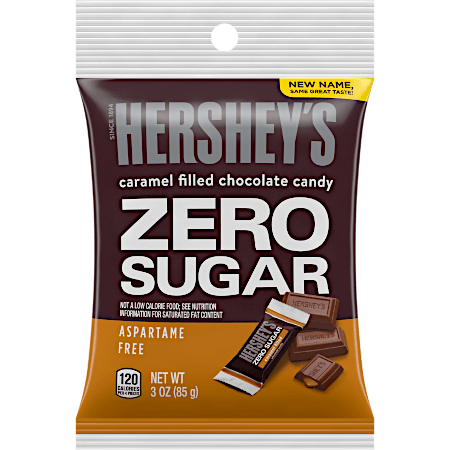 Zero Sugar Caramel Filled Chocolate Candy